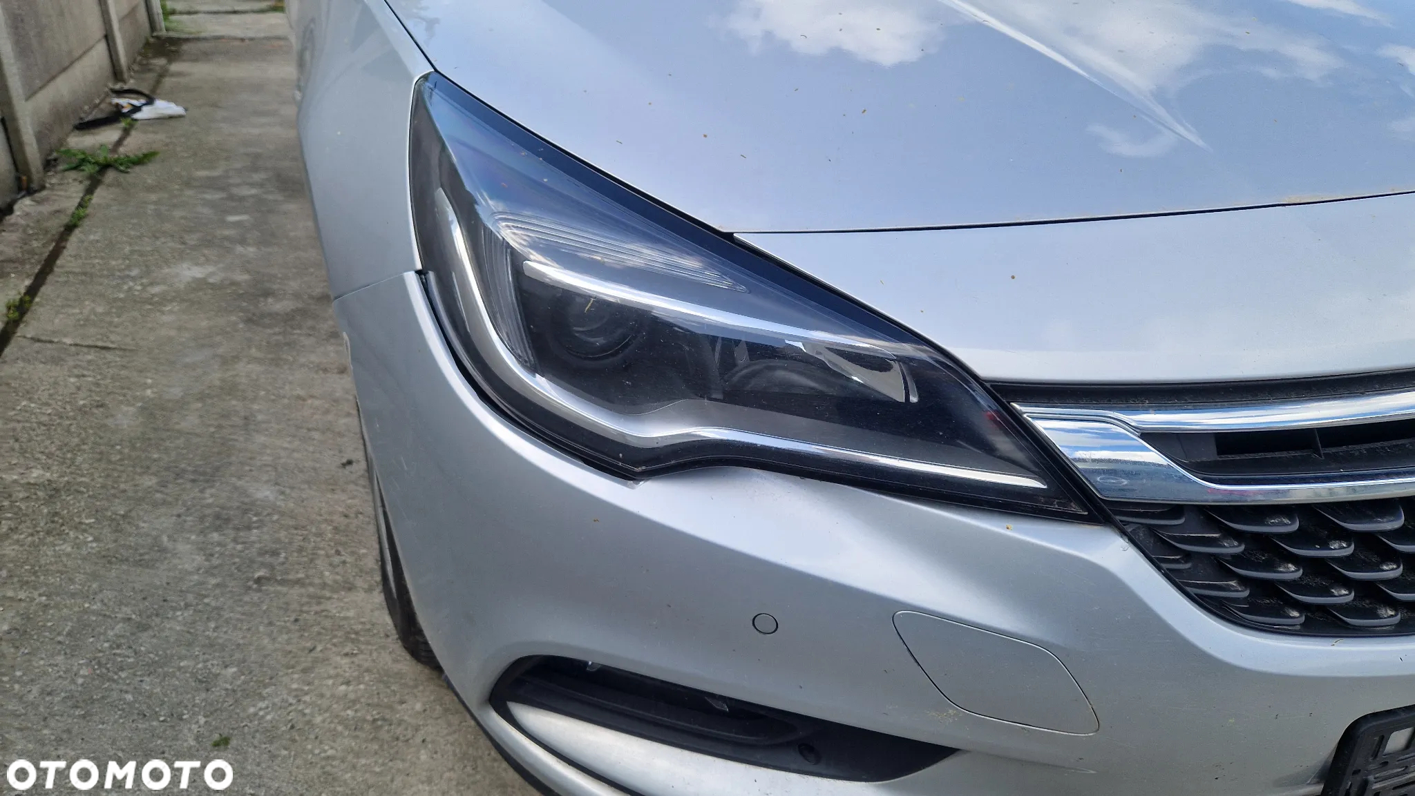 OPEL ASTRA K MASKA ZDERZAK BŁOTNIKI PRZÓD KOMPLETNY Z176 - 7