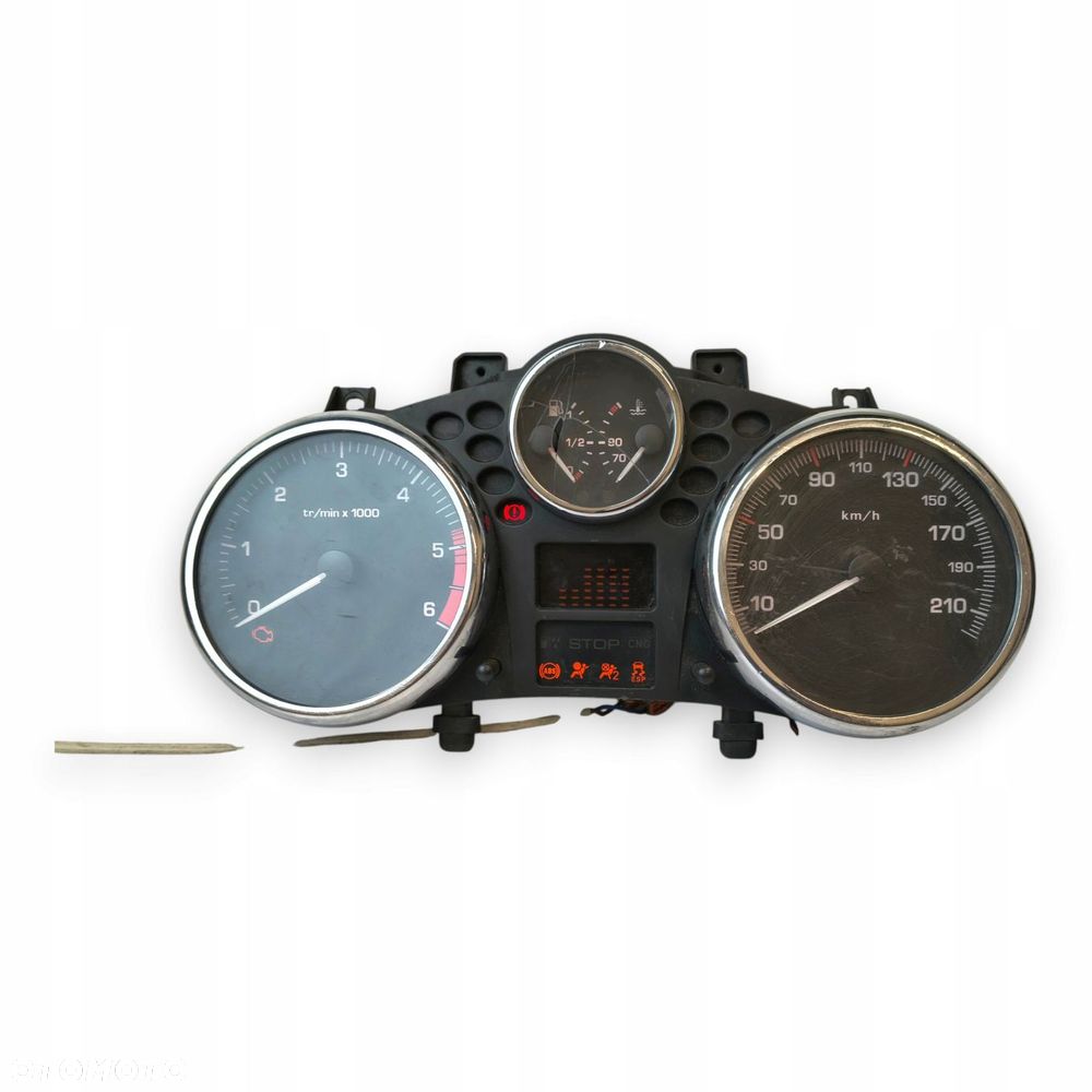 LICZNIK ZEGARY 9666637080 Peugeot 206+ 1.4 HDI Diesel europa - 3