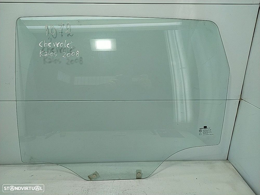 Vidro Porta Tras Esquerda Chevrolet Kalos - 1