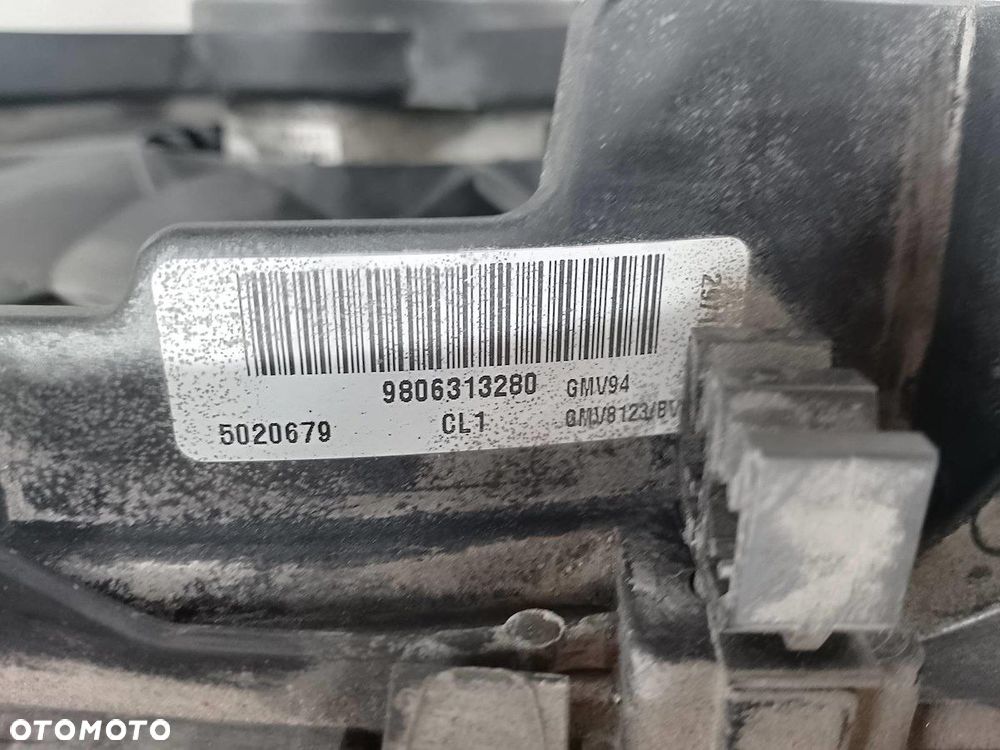 ZESTAW CHŁODNIC WODA KLIMA WENTYLATOR CITROEN C4 PICASSO II 9806313280 - 11