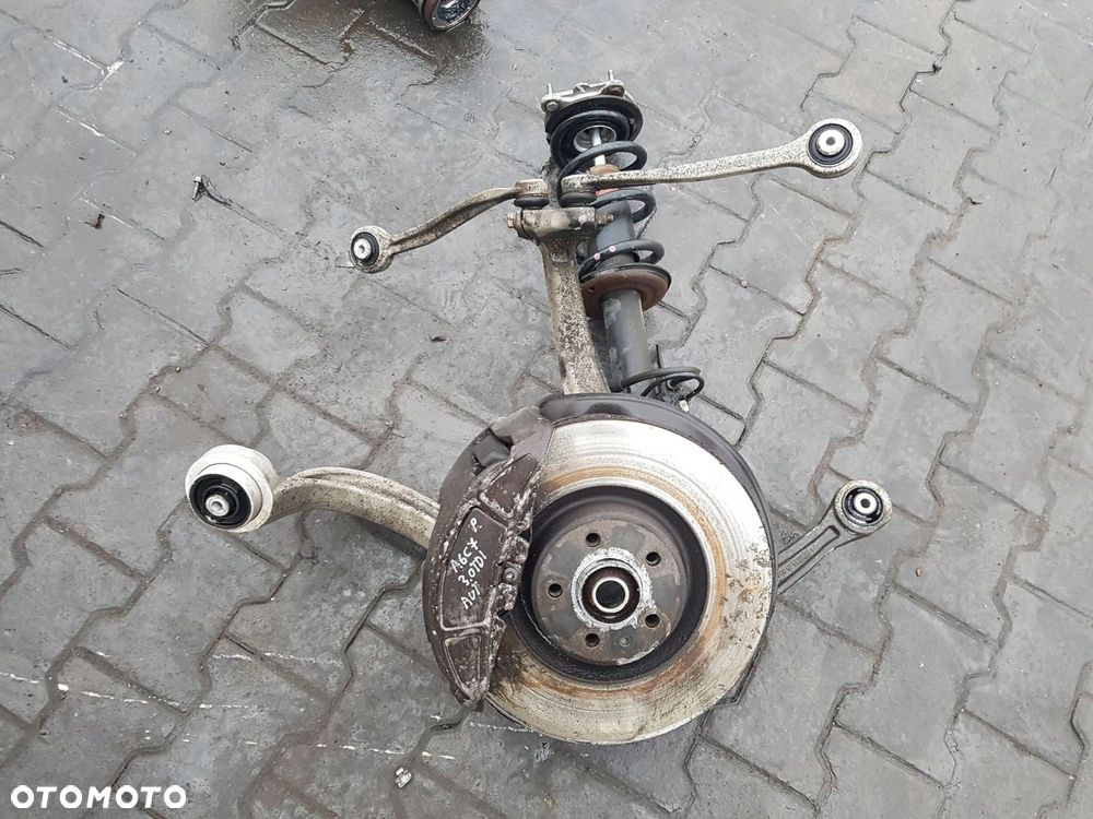 AUDI A6 C7 10-14r 3.0 TDI AMORTYZATOR ZWROTNICA PRAWA PRZÓD 4G0407242C - 1