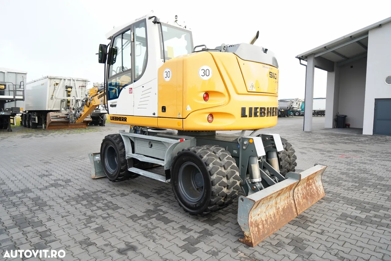 Liebherr 910 COMPACT LITRONIC / EXCAVATOR PE ROȚI / AER CONDIȚIONAT / CAMERĂ / ANUL 2020 / CONTRACT DE SERVICE POST-SERVICE - 7
