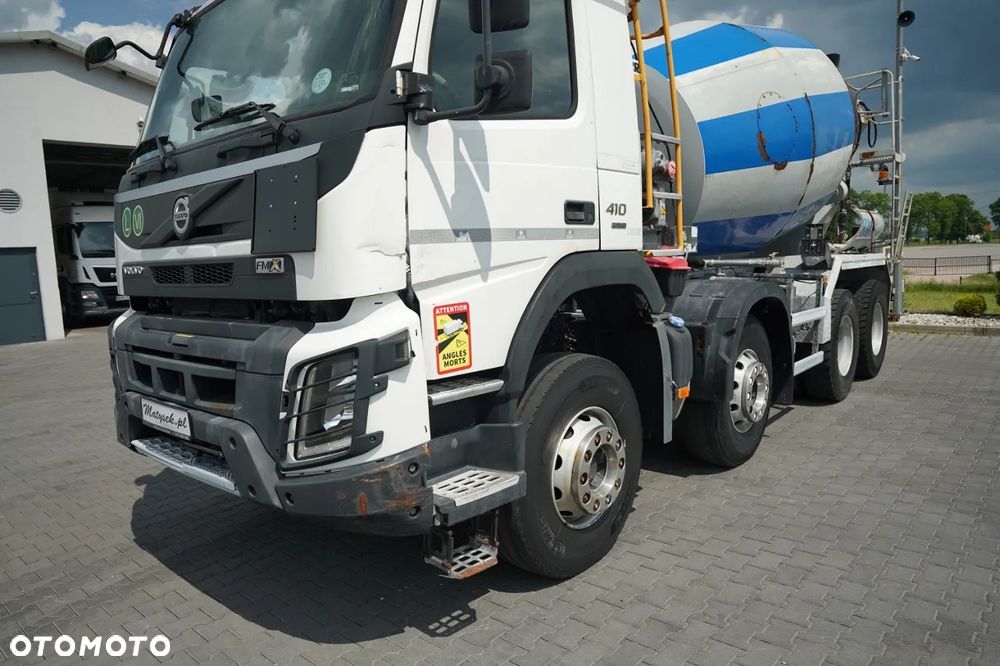 Volvo FMX 410 / 8x4 / GRUSZKA / BETONOMIESZARKA / LIEBHERR / 9 M3 / I-SHIFT/ ALUFELGI / EURO 6 - 10
