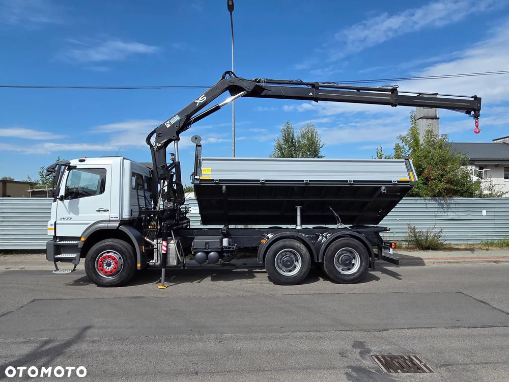 Mercedes-Benz AXOR 2633 6x4 330KM HDS HIAB 122 XS NOWY KIPER WYWROTKA NISKI PRZEBIEG 207tyś.km. - 10