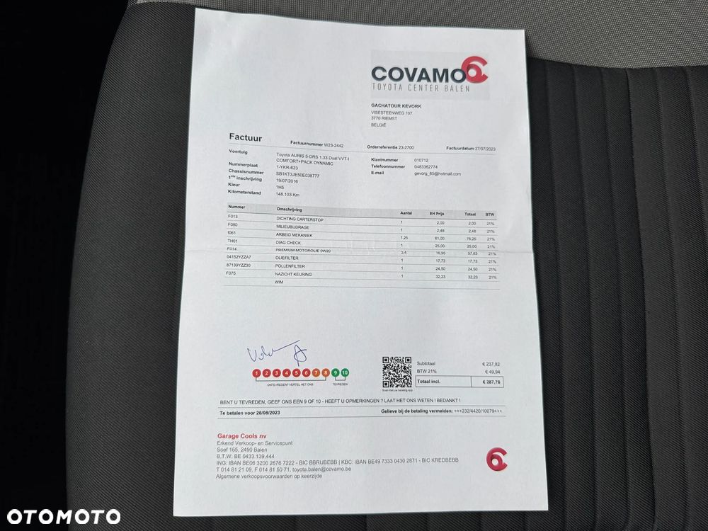 Toyota Auris 1.33 Dual-VVT-i Life - 23
