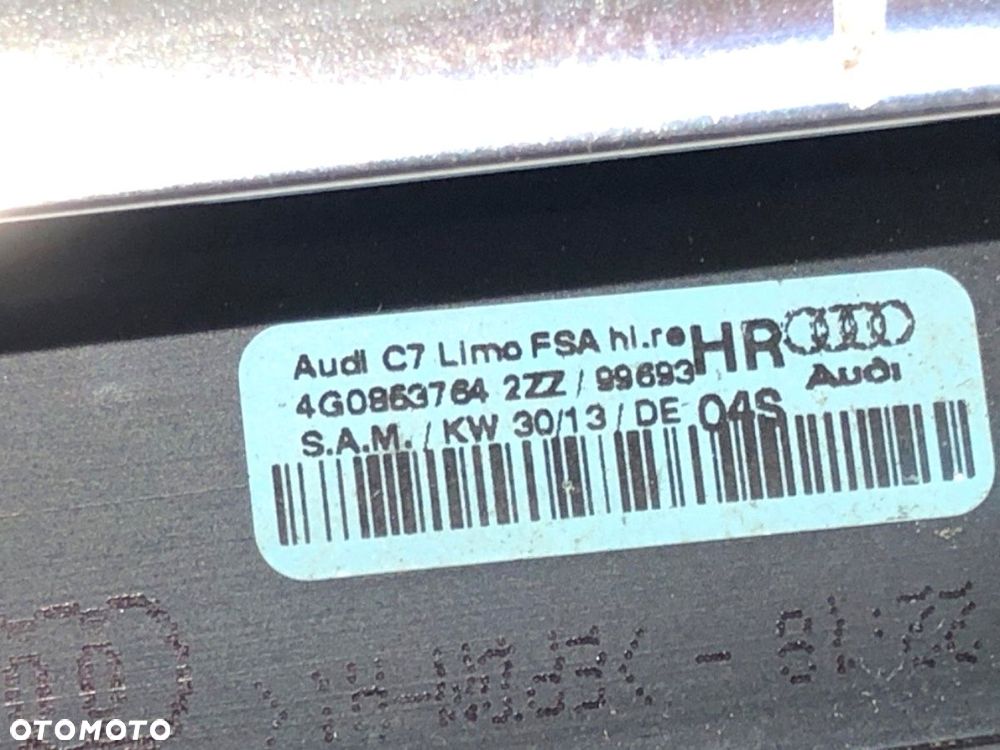 LISTWA ZGARNIAJĄCA TYŁ PRAWY  AUDI A6 C7 (4G2, 4GC) 2010 - 2018 3.0 TDI quattro 150 kW [204 KM] - 4