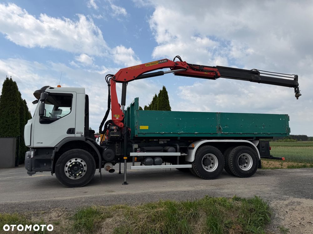 Renault PREMIUM LANDER 380 DXI 6X4 // DŹWIG HDS PALFINGER PK15500 RADIO PILOT // - 11