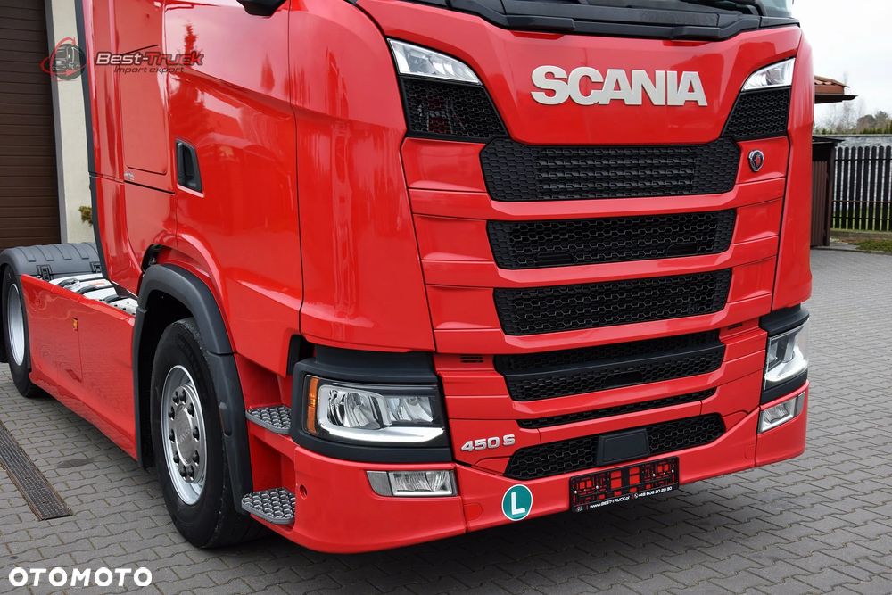 Scania S450 / FULL LED / KLIMA POST. / RETARDER / ZBIORNIKI  1400 L /  DUŻE ZEGARY - 12
