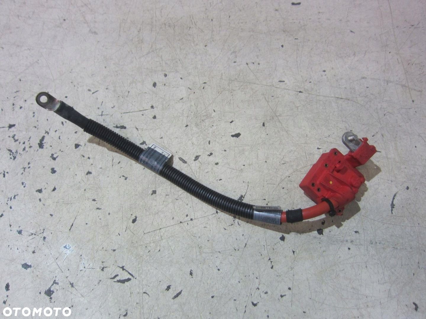 BMW X5 E70 X6 E71 KABEL PLUSOWY KLEMA NABÓJ KLEMA PIROTECHNICZNA  9217004 - 1