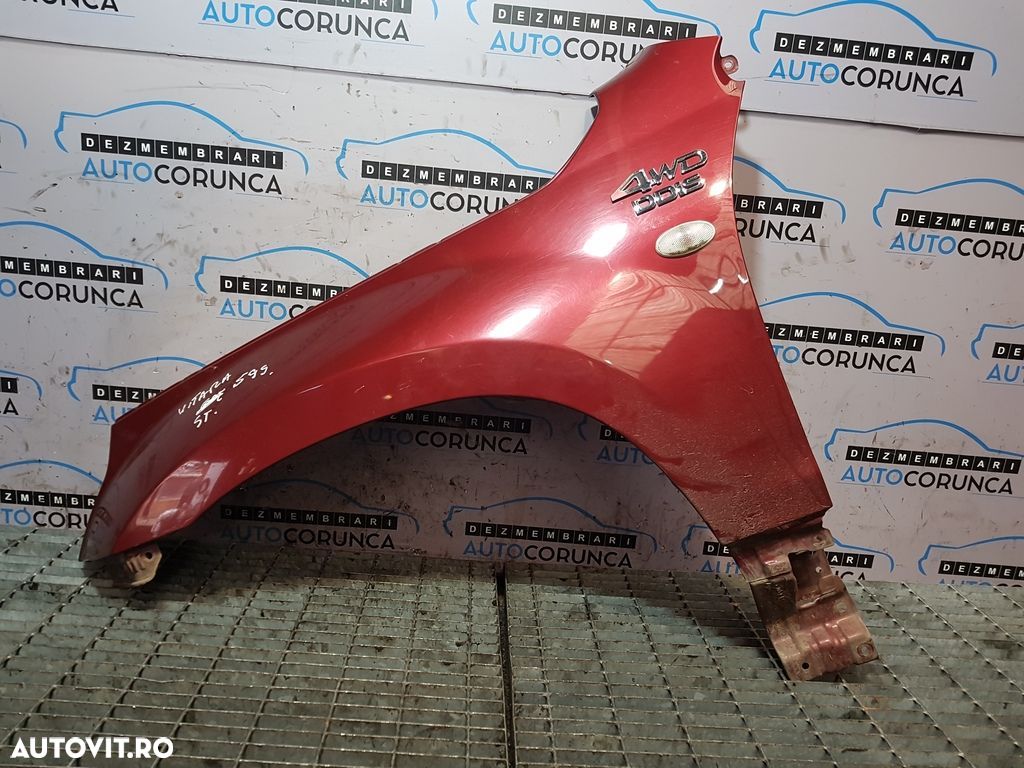 Aripa Stanga Fata Suzuki Grand Vitara 2006 - 2012 4 Usi ROSU (599) - 1