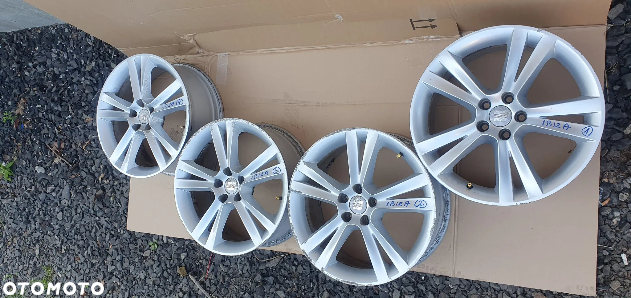 Alufelgi felgi aluminiowe ET43 7J R17 Seat Ibiza IV 6J 6J0611025C - 8