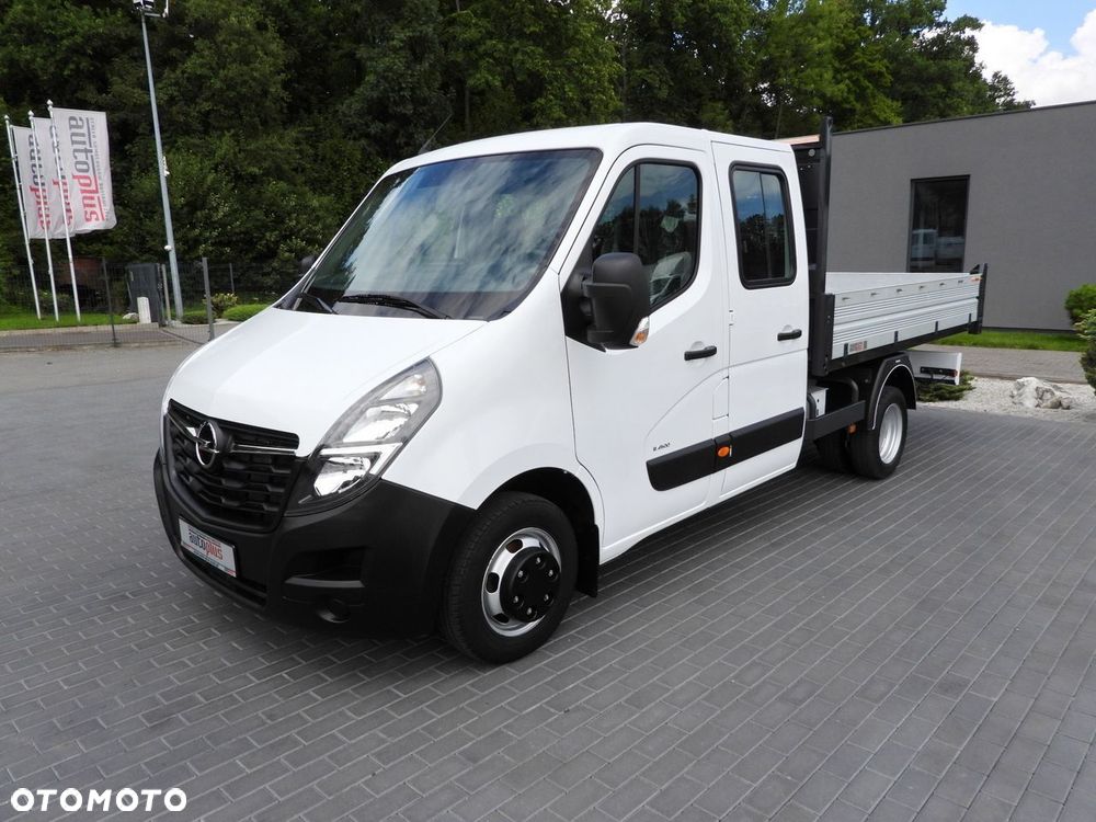 Opel MOVANO WYWROTKA PODWÓJNA KABINA DOKA 7 MIEJSC LEDY BLIŹNIACZE KOŁA KLIMATYZACJA  145KM - 7
