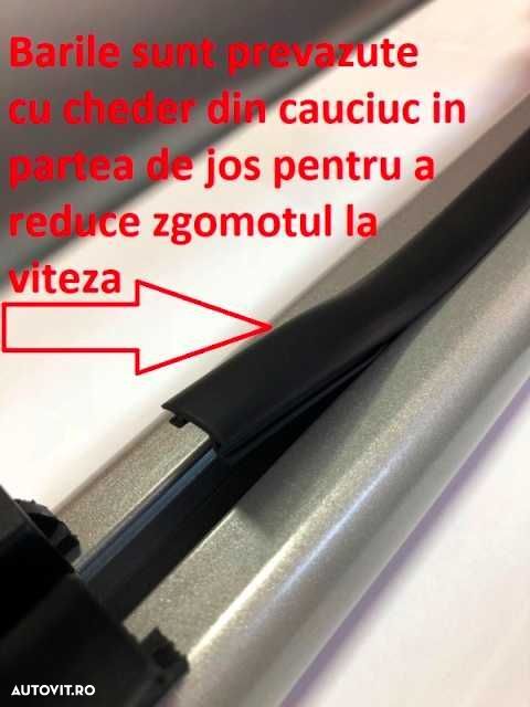Set bare transversale portbagaj aluminiu pe bare longitudinale univ. - 3