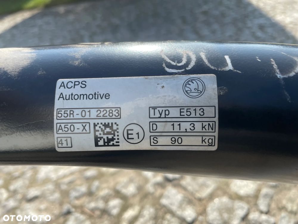 SKODA SUPERB III HAK HOLOWNICZY KOMBI 3V9803881 D ORYGINAŁ - 5