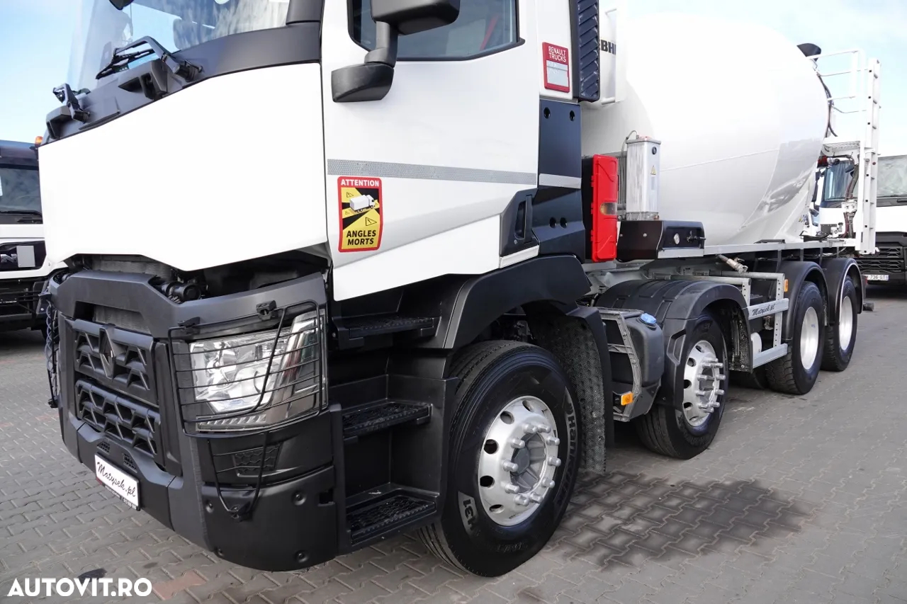 Renault C 430 / 8X4 / BETONER / BETON CONVERTER 9 M3 /  LIEBHERR / EURO 6 / JANTE ALIE /  2018 - 6