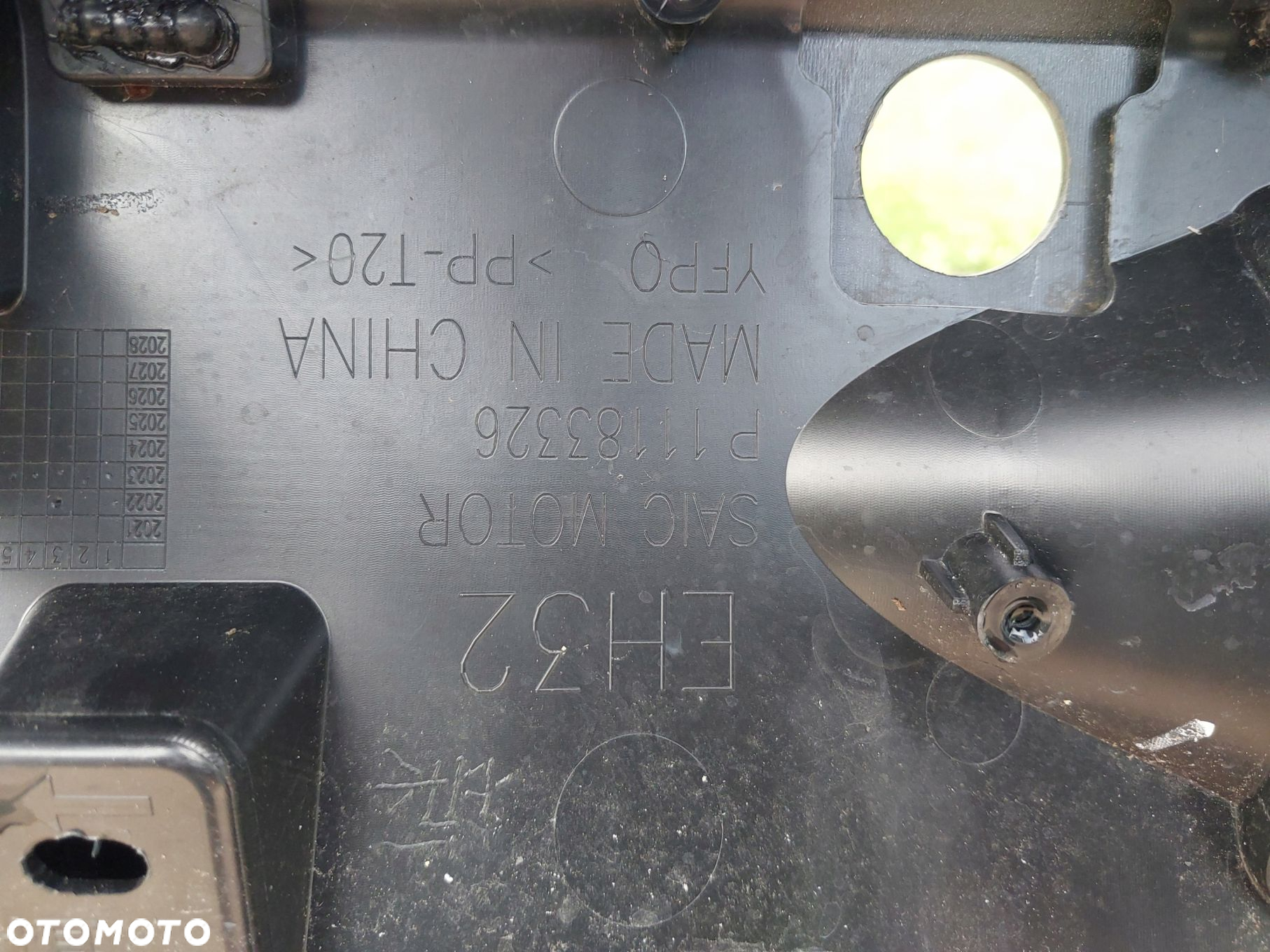 ZDERZAK PRZÓD MG 4 IV ORYGINAŁ - 14