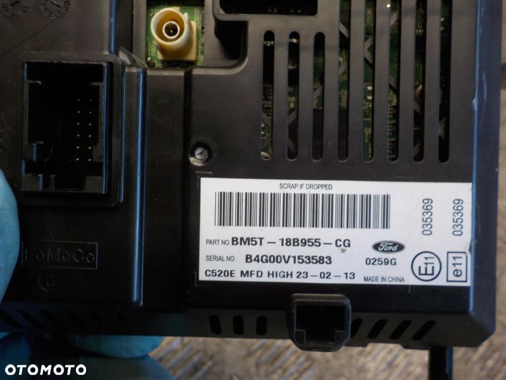 FORD KUGA MK2 EKRAN WYŚWIETLACZ RADIA NAWIGACJI BM5T-18B955-CG - 2
