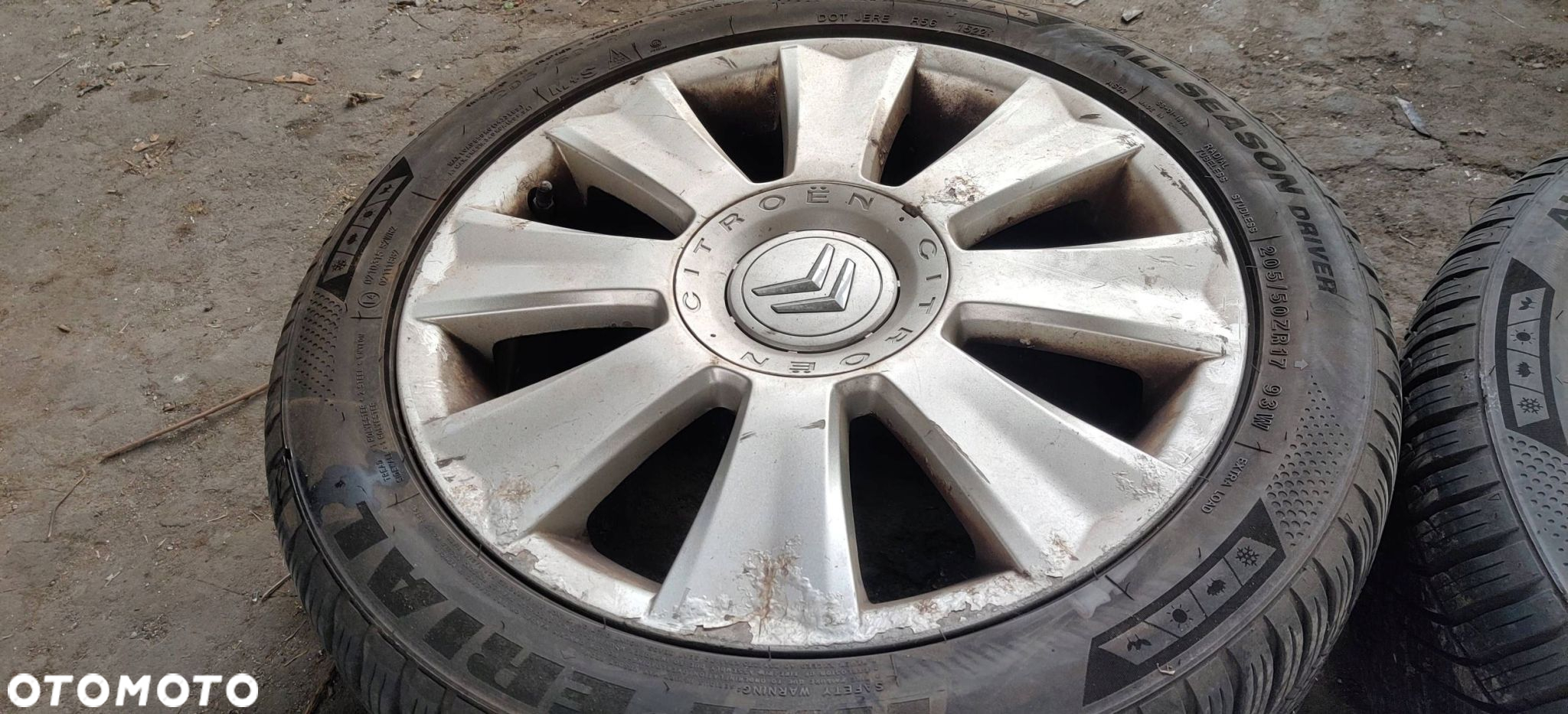 Citroen C4 I 2006 Felgi aluminiowe R17 bez opon - 2