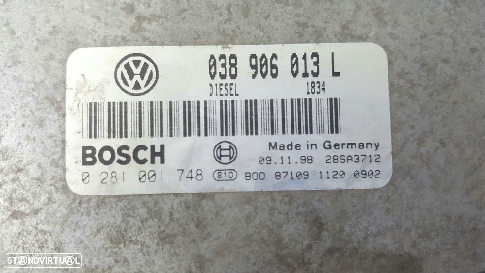 CENTRALINA DO MOTOR UCE VOLKSWAGEN LUPO (6X1/6E1) CONCEPTLINE - 2