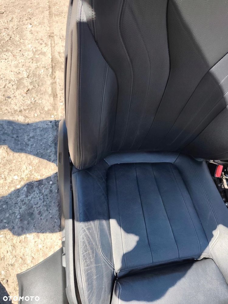 BMW F16 X6 FOTELE KANAPA BOCZKI CZARNA SKÓRA KOMPLET EUROPA - 8