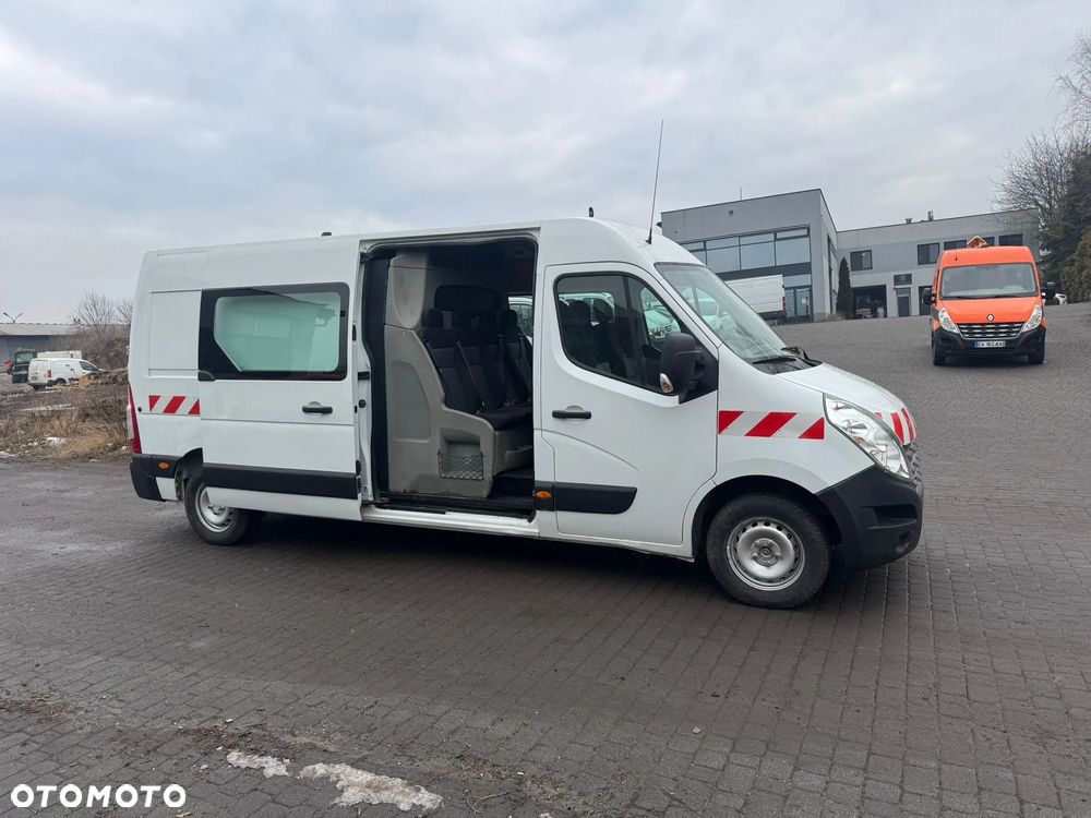 Renault Master L3H2 Max Długi Brygadówka 7 Osobowa 2013r. Paka 2.7m - 4