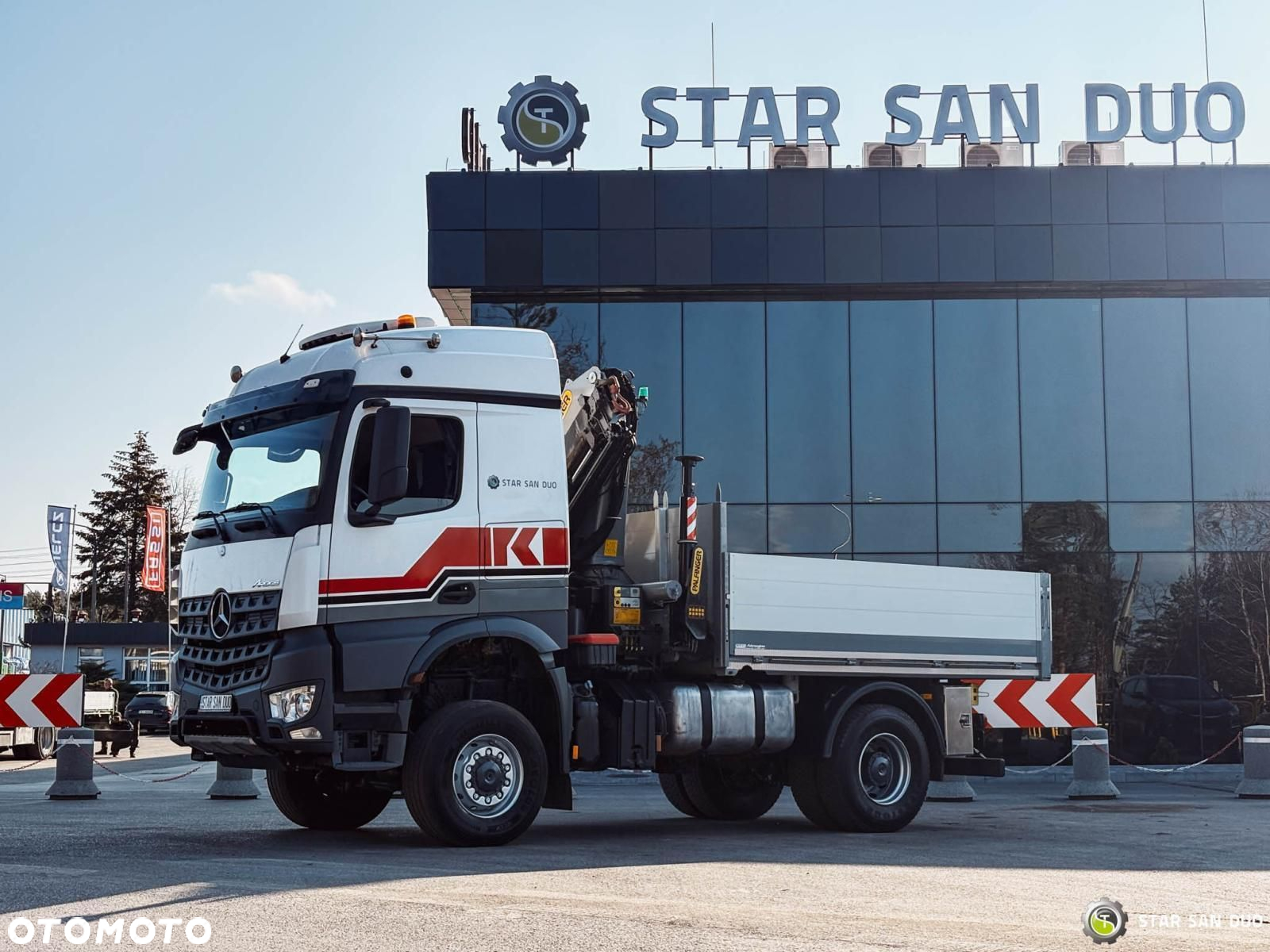 Mercedes-Benz AROCS 1851 4x4 PALFINGER PK 20002 HDS Żuraw Crane Kran - 9