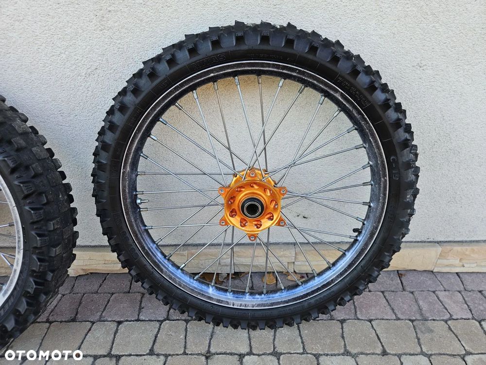 KTM EXC SX SXF FELGI KOŁA PRZÓD OŚ 26mm TYŁ 20mm PIASTY HAAN 450 400 250 125 530 350 KOŁO EXCEL KOMPLET LUB OSOBNO - 5