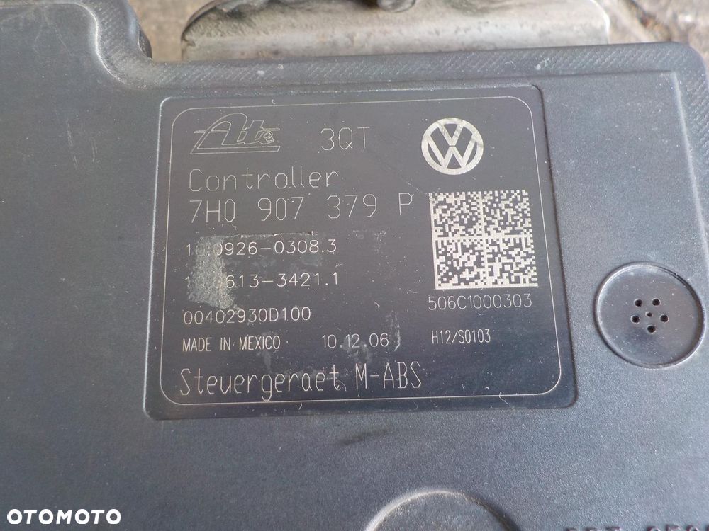 VW T5 MODUŁ POMPA ABS 7H0614117 7H0907379P - 3