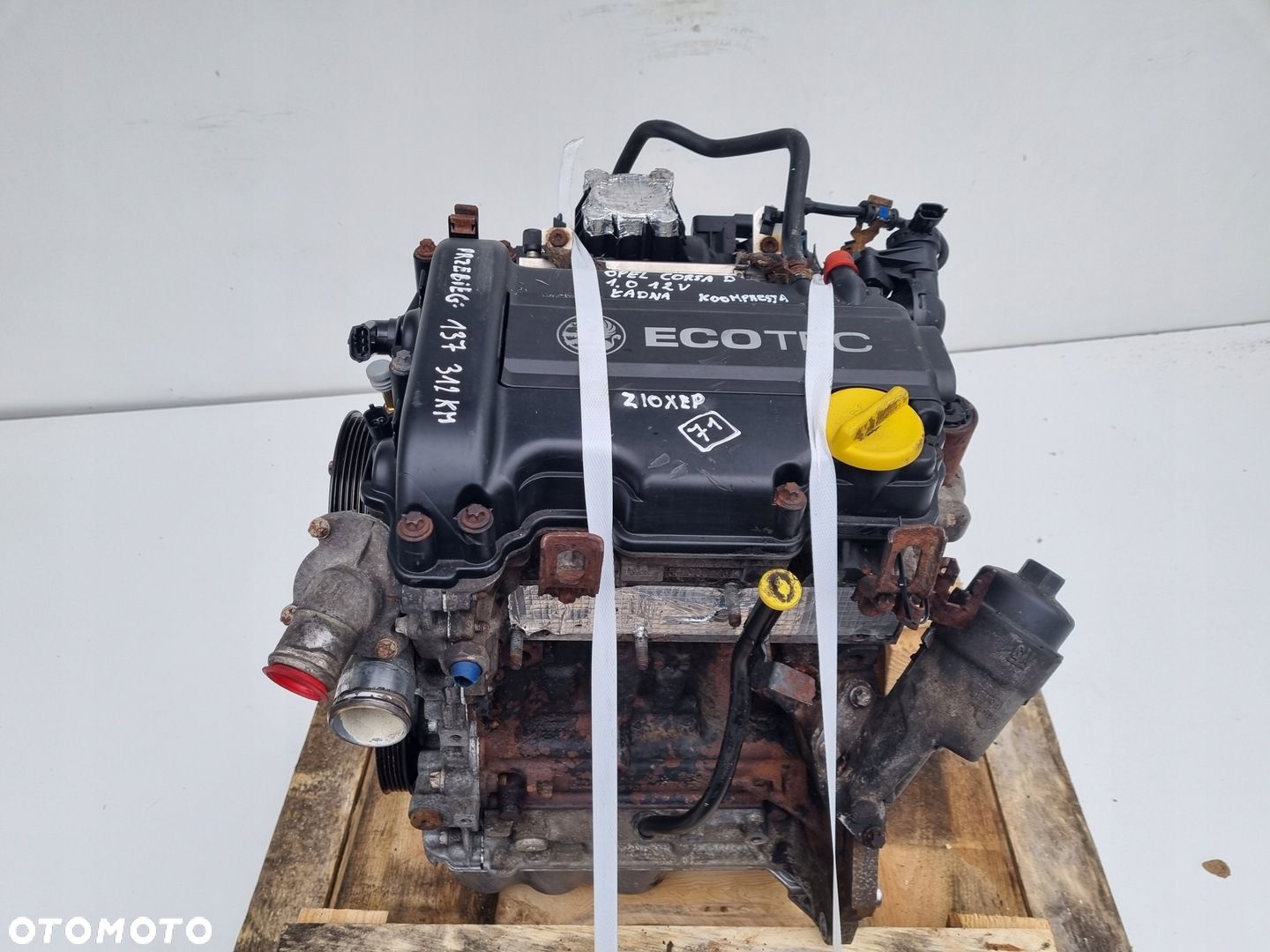 SILNIK KOMPLET Opel Corsa C 1.0 12V 60KM ładna kompresja 137tyś Z10XEP - 1