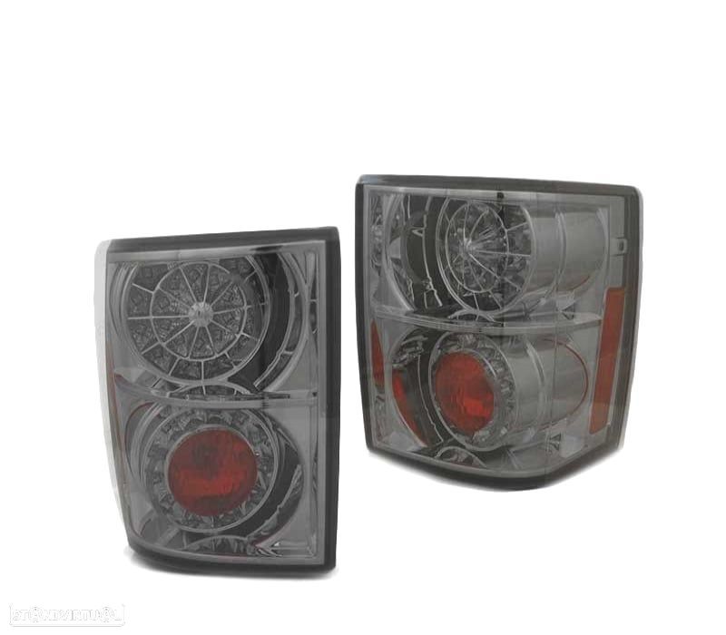 FAROLINS TRASEIROS LED LAND ROVER RANGE ROVER III 02-12 FUMADO - 2