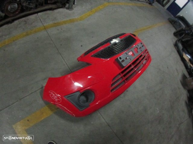 Parachoques Pc1556 CHEVROLET SPARK FASE 1  2012 1.0I 68CV 5P VERMELHO FRT DANIFICADO - 2