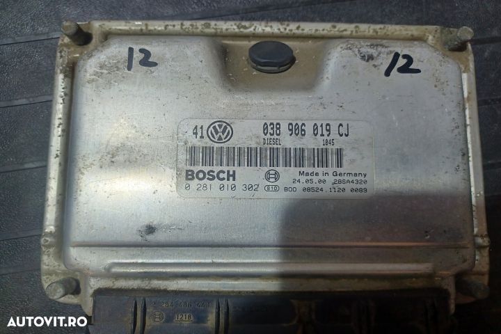 Calculator motor ECU 038906019CJ 0281010302 - 1.9 AJM 038906019CJ 028 - 3