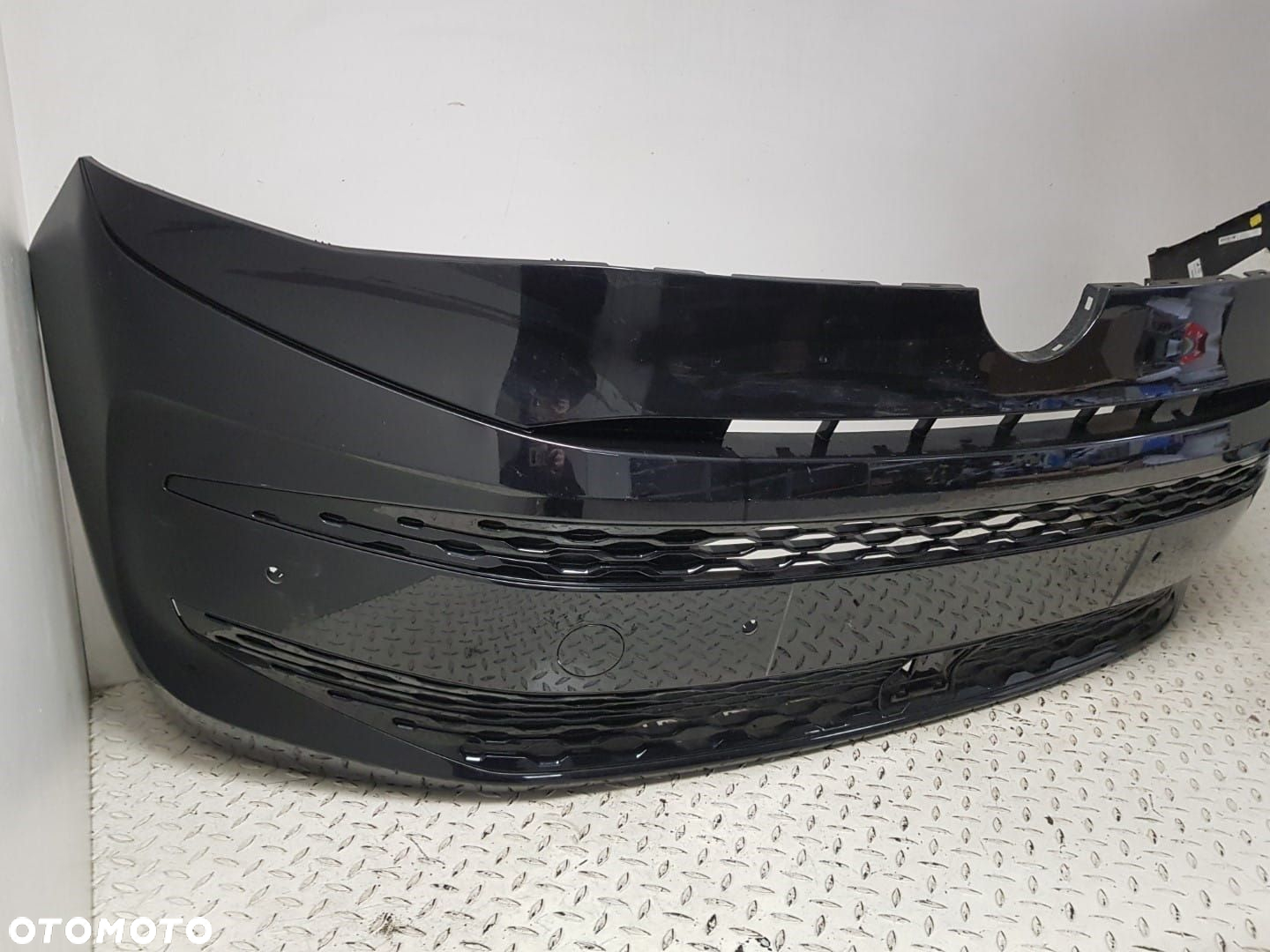 ŁADNY ZDERZAK PRZEDNI PRZÓD VW T7 TRANSPORTER MULTIVAN 21-25 4xPDC 7T0 7T0807221C LC9X DEEP BLACK - 4
