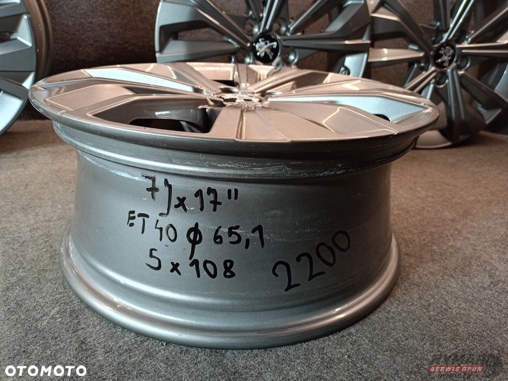 ŚLĄSK ALUFELGI 7X17" 5X108 ET40 PEUGEOT CITROEN OPEL RENAULT VOLVO - 6
