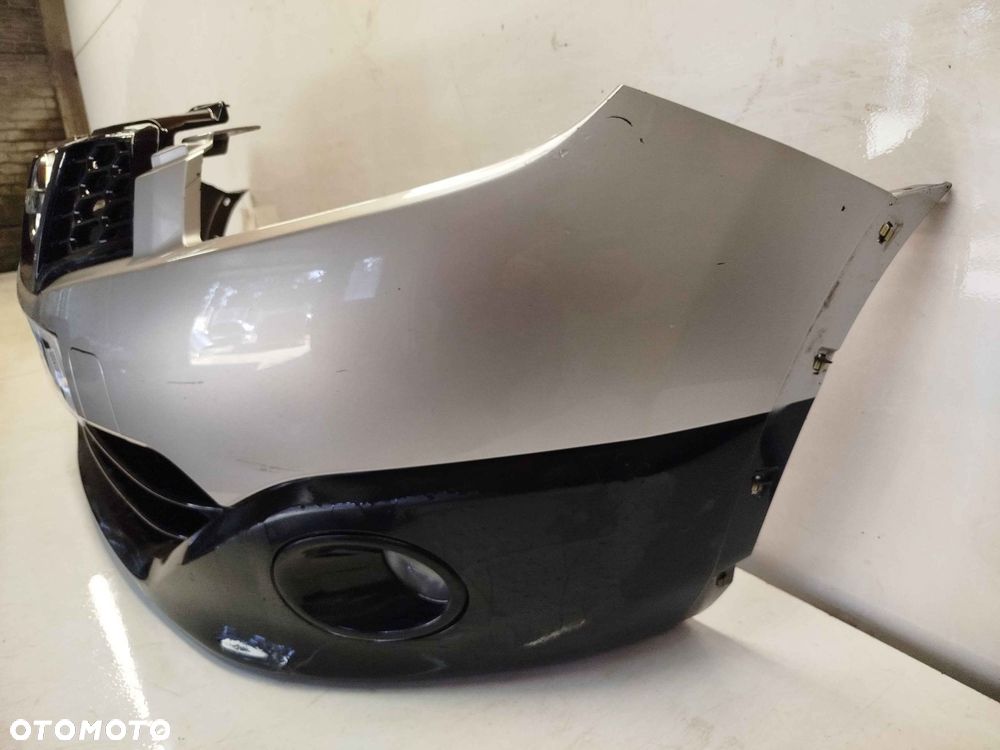 + ZDERZAK PRZÓD PRZEDNI NISSAN QASHQAI J10 LIFT FL KY0 KY0G SREBRNY HALOGENY - 2