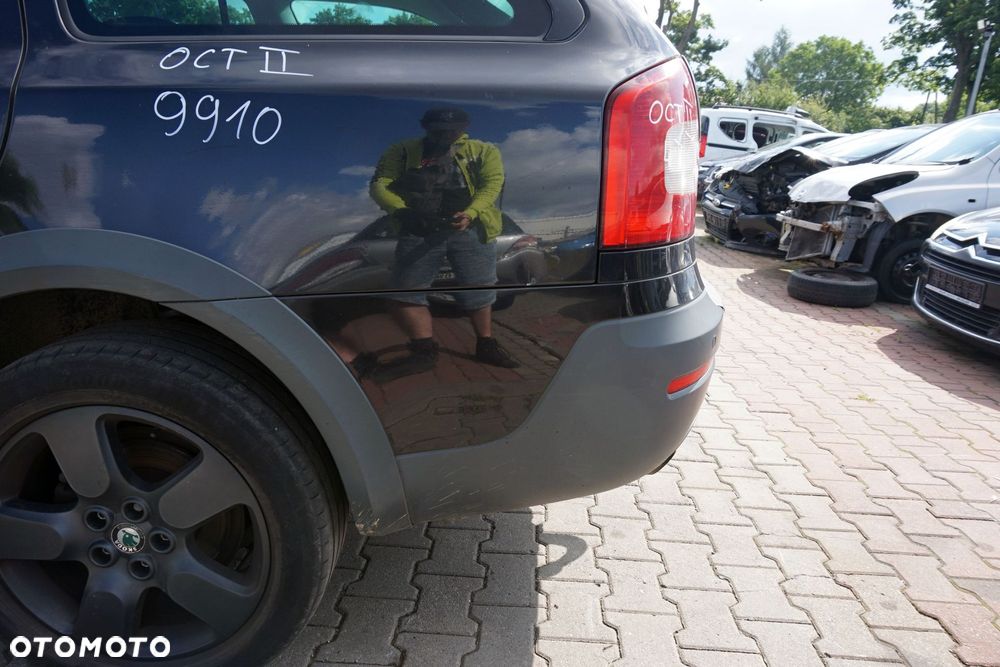 ZDERZAK TYLNY PDC OCTAVIA II 1Z5 LIFT KOMBI 9910 PDC SCOUT CZARNY SKODA 2008-2013 - 5