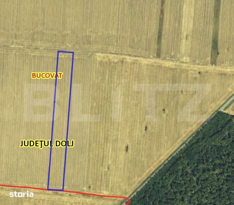 Teren extravilan 16000 mp, deschidere dubla 41 m, zona Leamna de Sus - Imagine principală: 2/2