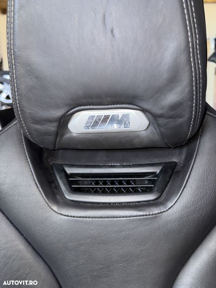 Scaune fata bmw m4 f83 cabrio piele neagra incalzite - 4