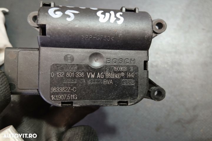 Motoras clapeta aeroterma dreapta 1K1907511G 0132801338 1K1907511G 01 - 3