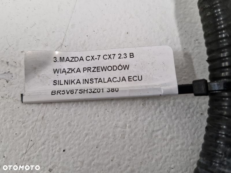 MAZDA CX-7 CX7 2.3 B WIĄZKA PRZEWODÓW SILNIKA INSTALACJA ECU BR5V67SH3Z01 - 14