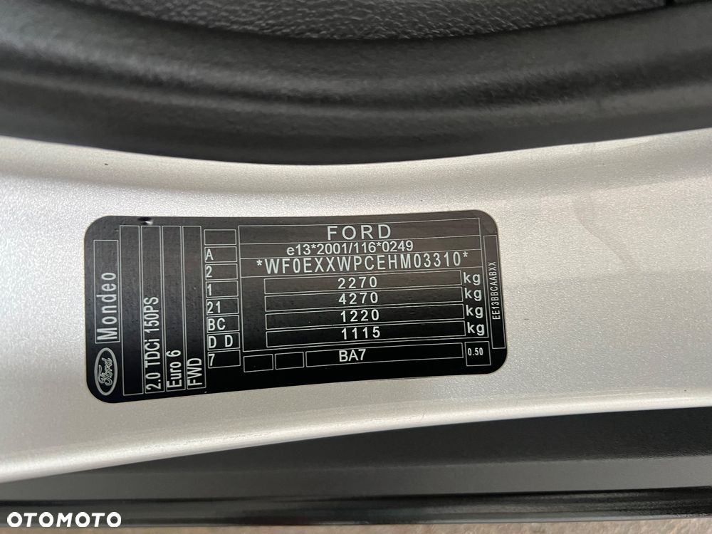 Ford Mondeo 2.0 TDCi Start-Stopp PowerShift-Aut Business Edition - 29