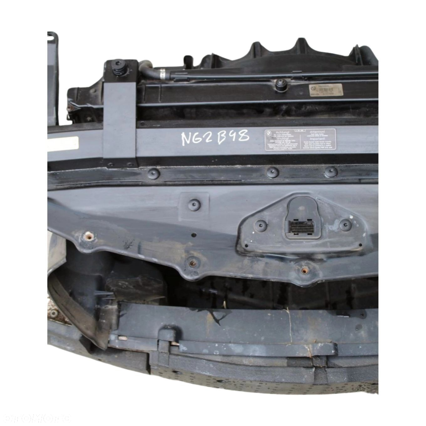 PAS PRZEDNI WZMOCNIENIE CHŁODNICE BMW E63 N62B48 4.8 V8 - 3