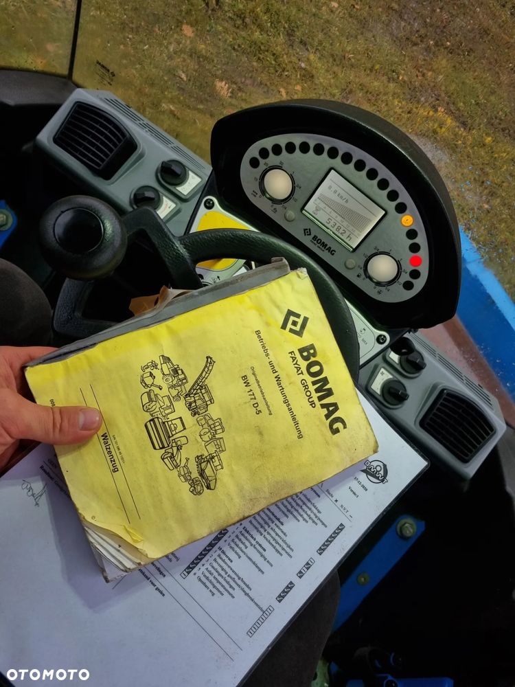Bomag Walec Terenowy 8 ton BOMAG BW177 D-5 Import Norwegia 2018r 538 Mtg silnik Kubota 4cyl. Nie różni się od Nowego z salonu! Klima serwisy w Dekra Zero zniszczeń IGŁA !! - 34