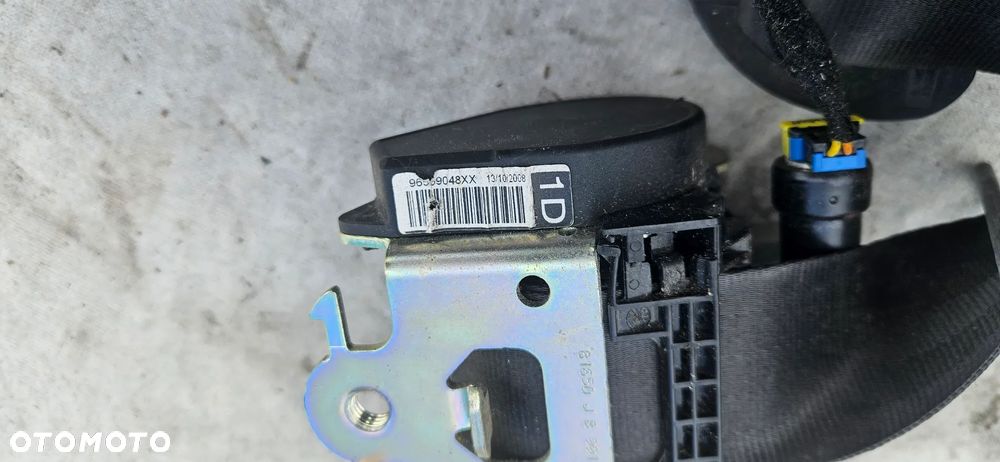 Pas bezpieczeństwa lewy prawy przedni Peugeot 308 T7 2009r 96569048XX 96568574XX - 6