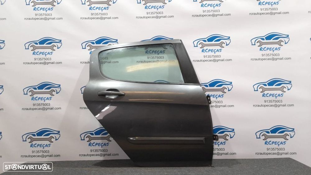PORTA TRASEIRA TRÁS DIREITA PEUGEOT 308 MK1 FASE I 1 FECHO ELEVADOR MOTOR PUXADOR VIDRO - 2