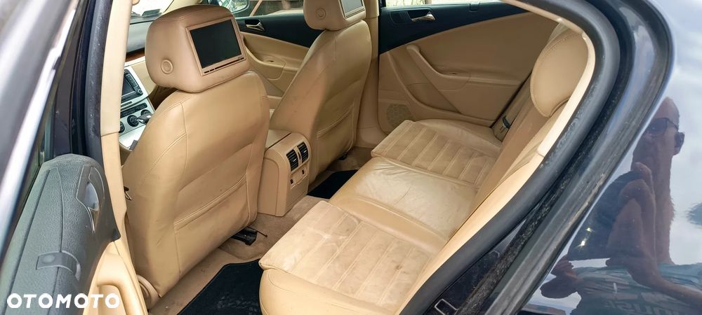 FOTEL FOTELE VW PASSAT B6 SEDAN SKORA ALCANTARA MONITORY - 4