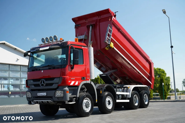 Mercedes-Benz ACTROS 4141 / 8X6 / WYWROTKA TYLNOZSYPOWA / MEILLER KIPPER 5.3M / MANUAL / PO KONTRAKCIE SERWISOWYM