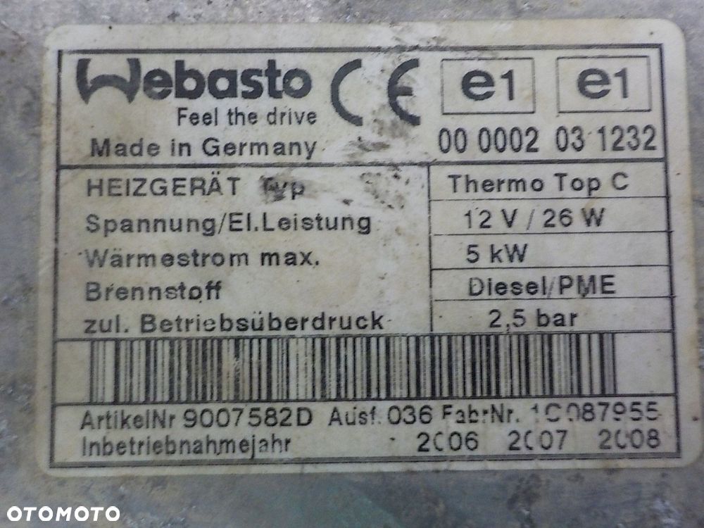 VW TOUAREG 3.0 TDI OGRZEWANIE POSTOJOWE WEBASTO THERMO TOP - 7