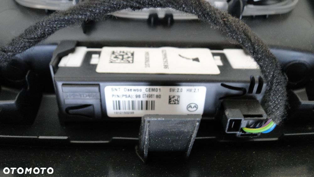 PEUGEOT 308 T9 LAMPKA OŚWIETLENIE KABINY PODSUFITKI EUROPA - 4
