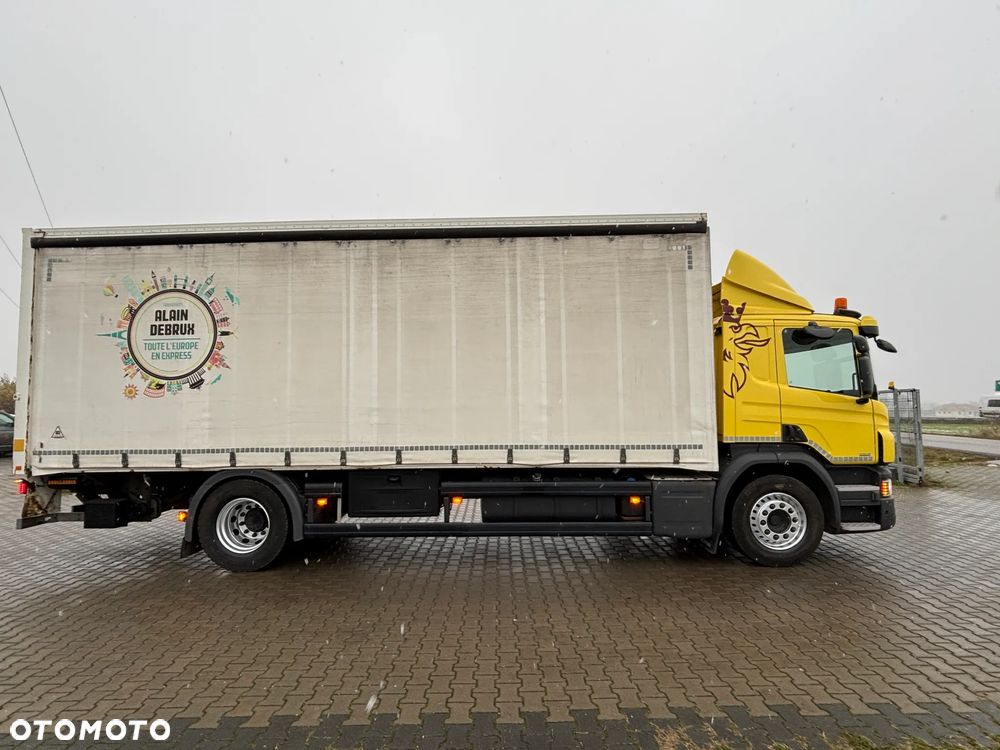 Scania P360 4x2 kontener / firanka winda 2 tony , do zabudowy , do przewozu maszyn . kurierka paletowa, pomoc dorgowa , laweta , cała na poduszkach - 8